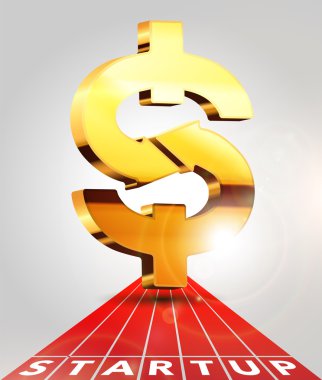 dolar işareti illüstrasyon