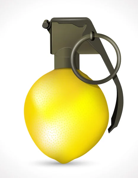 Grenade - explosion de fruits — Image vectorielle