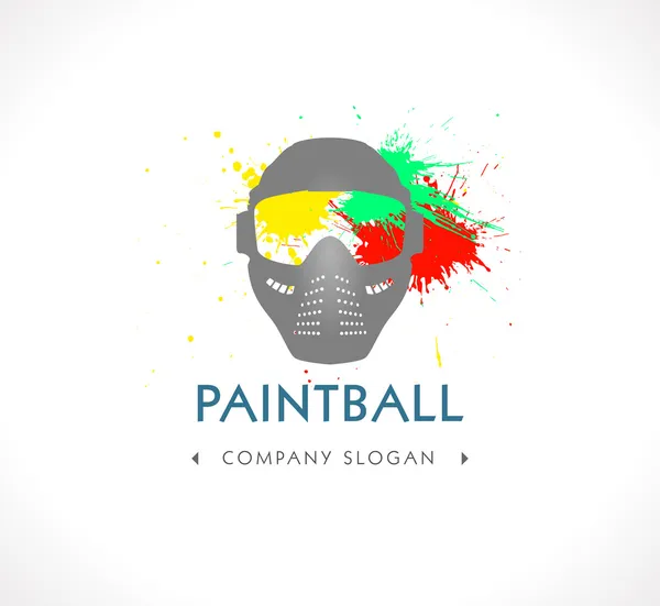 Paintball logó — Stock Vector