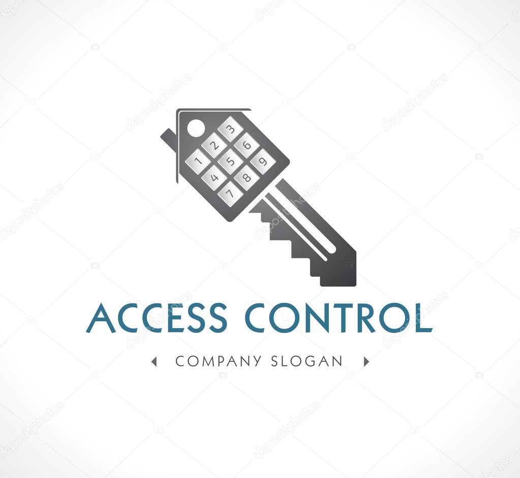 Logo - Access Control System on white background