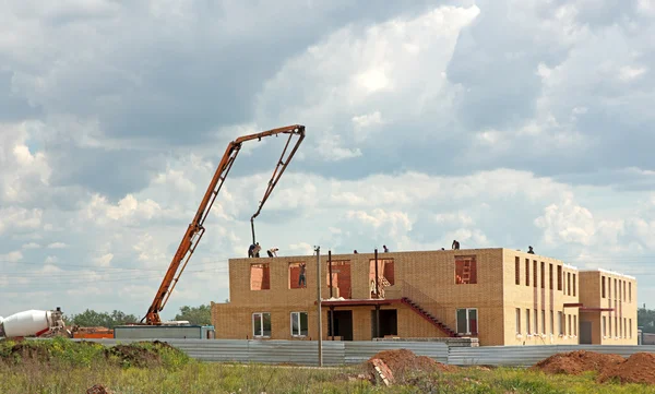 House under construction — Stock Photo, Image