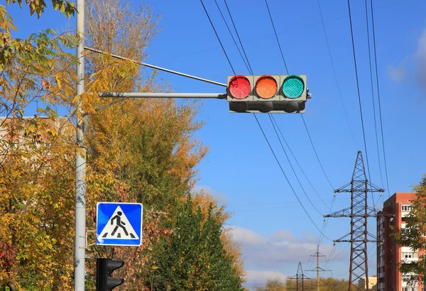 Error of traffic light — Stock Photo, Image