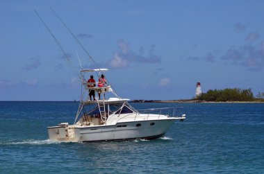 Sports Fishing Boat clipart