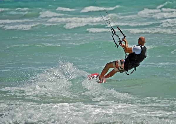 Kitesurfer — Zdjęcie stockowe