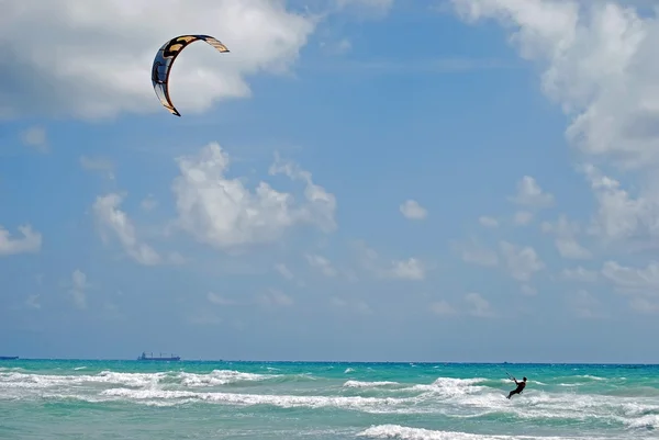 Praha Kitesurfer — Stock fotografie