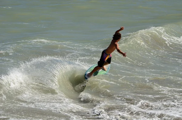 Skimboarder — стоковое фото