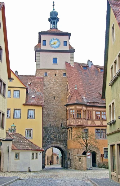 Rothenburg klocktornet — Stockfoto