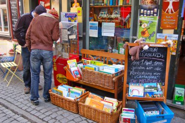 A Childrens Book Shop in Erfurt.Germany clipart
