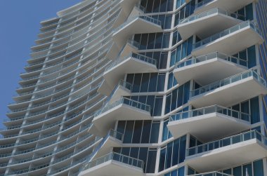 teraslar halinde bir lüks daire