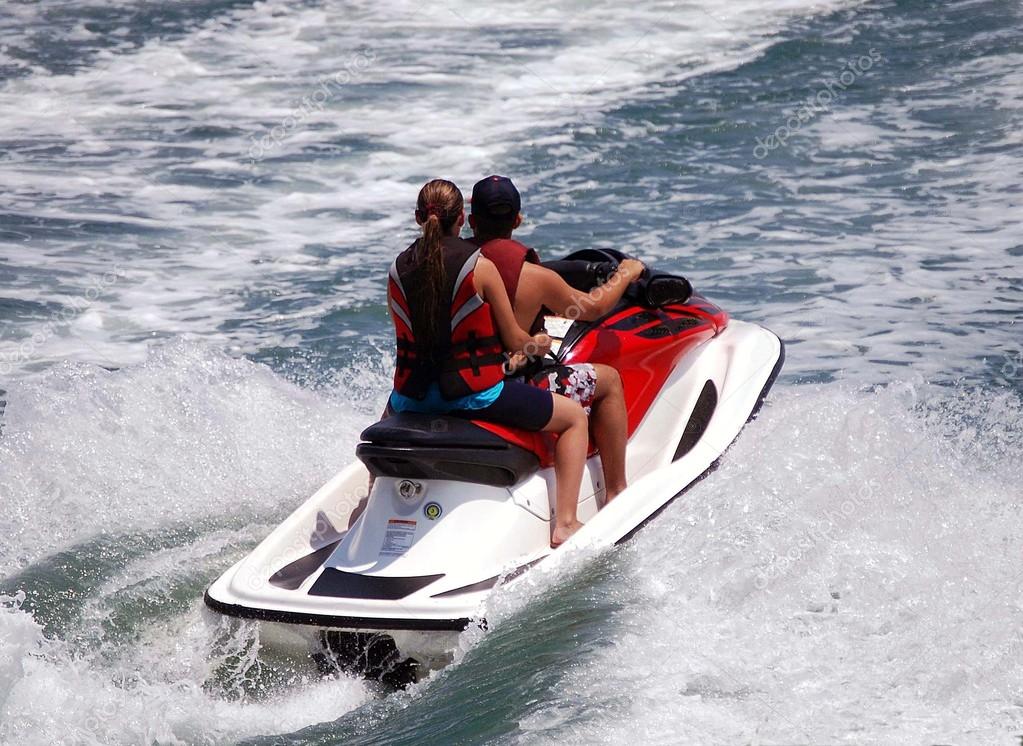Two On a Jet Ski Stock Photo by ©Wimbledon 25450355
