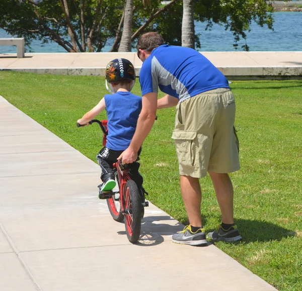 Cykel ridlektioner — Stockfoto