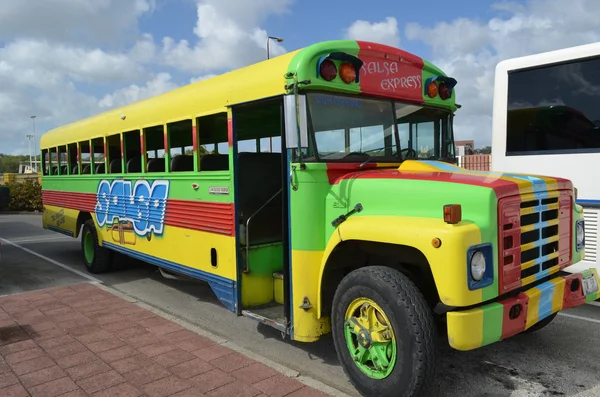 Colorful Tour Bus — Stock Photo, Image