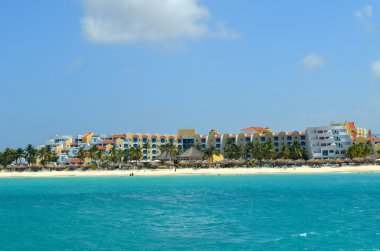Aruba bir plajda Condominiums