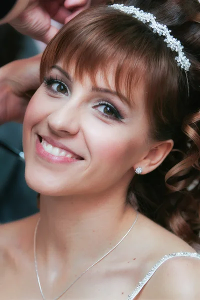 Bride is getting ready — Stock Photo, Image