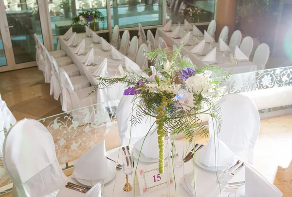 Banquet table — Stock Photo, Image