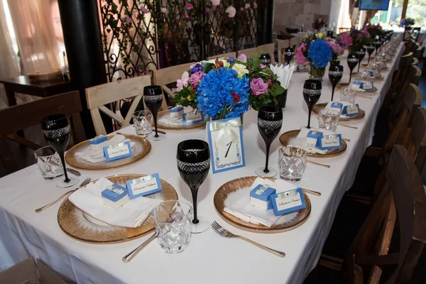 Banquet table — Stock Photo, Image