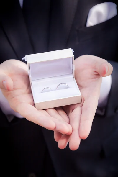 Wedding rings — Stock Photo, Image