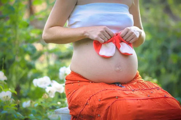 美しい妊娠 — ストック写真