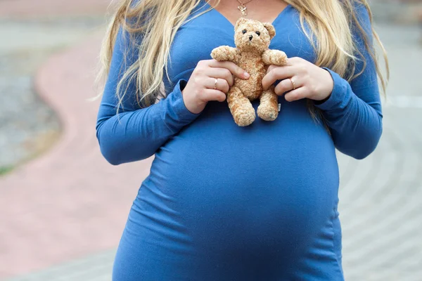 아름 다운 임신 — 스톡 사진