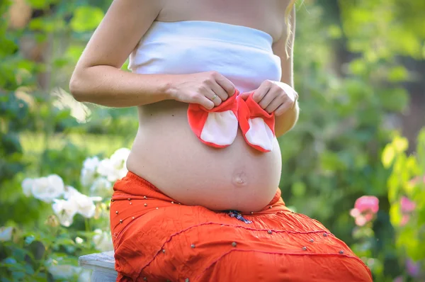 Beautiful pregnancy — Stock Photo, Image