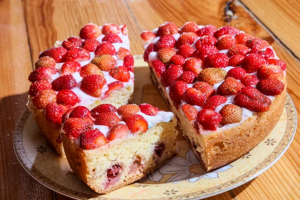 Tarte aux fraises — Photo