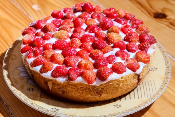 Tarte aux fraises — Photo