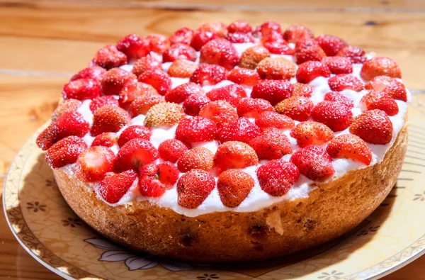 Tarte aux fraises — Photo