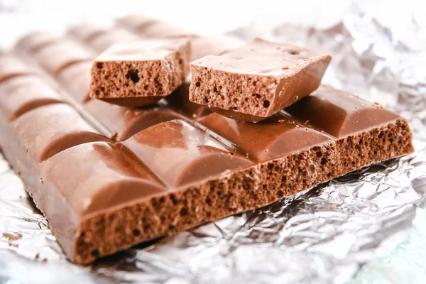 Chocolate con leche porífera — Foto de Stock