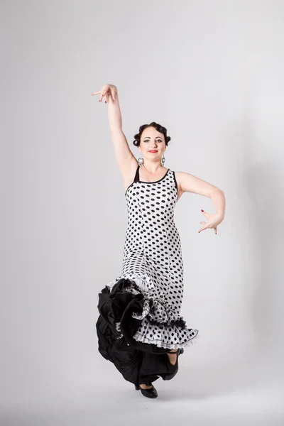 Female, spanish flamenco dancer — Stock Photo, Image