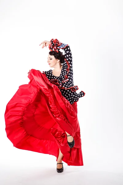 Spanische Flamenco-Tänzerin — Stockfoto