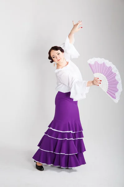 Vrouwelijke Spaans flamencodanseres — Stockfoto