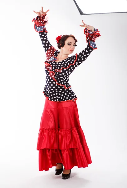 Femme danseuse de flamenco espagnole — Photo
