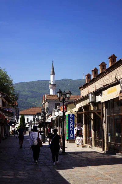 Σκόπια Βόρεια Μακεδονία Μαΐου 2021 Παλιά Πόλη Στα Σκόπια Παλιό — Φωτογραφία Αρχείου