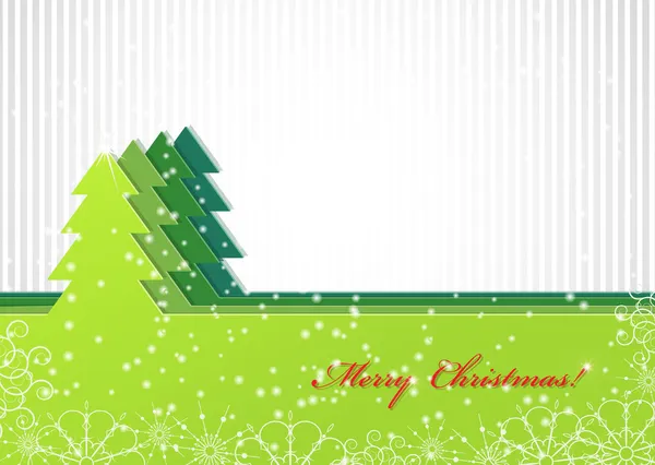 yeşil çam ağacı ile Noel arka plan