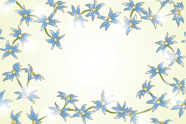 Fondo floral vintage — Archivo Imágenes Vectoriales