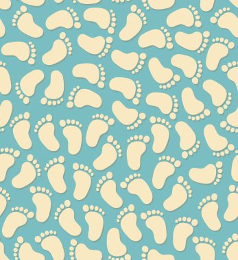 Bebek ayak izi kesintisiz