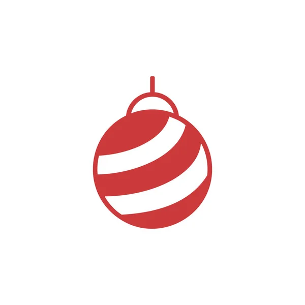 クリスマスボールベクトルクリップアート隔離された白い背景 — ストックベクタ