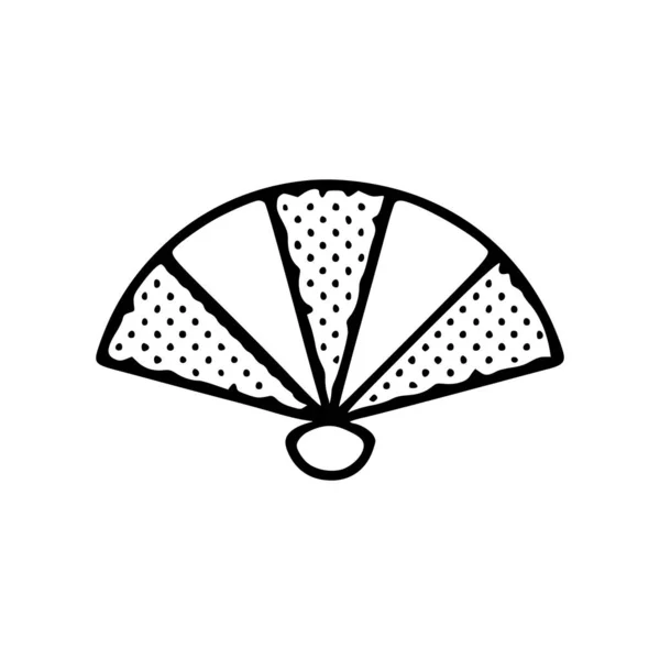 Піктограма Фан Каракулу Ізольована Білому Тлі — стоковий вектор