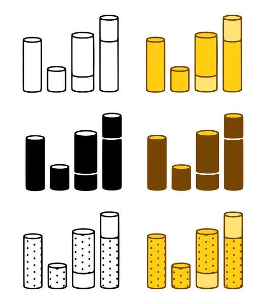 Flacons Flacons Vectoriels Sertis Style Doodle Sur Fond Blanc — Image vectorielle