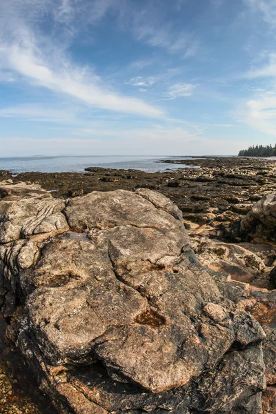 Costa do Maine perto de Bass Harbor — Fotografia de Stock