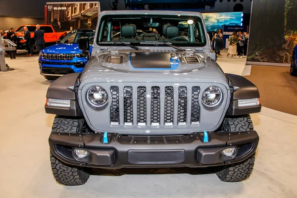 Nova Iorque Eua Abril 2022 Jeep Wrangler Rubicon 2022 Nyias — Fotografia de Stock