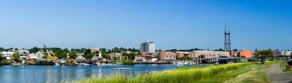 Norwalk Usa August 2022 Downtown Panorama View Veterans Park Summer — Foto Stock