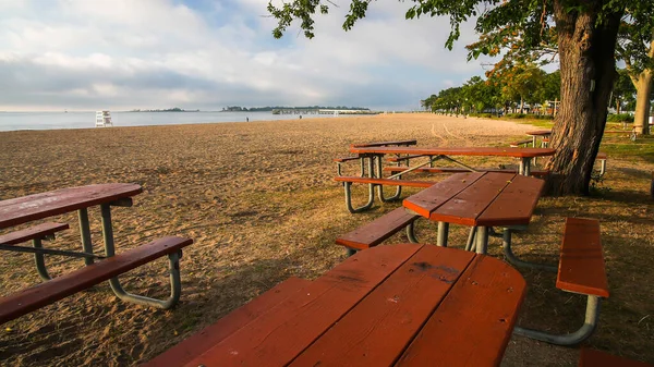 Norwalk Usa August 2022 Beautiful Early Morning Calf Pasture Beach — Foto de Stock