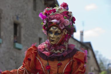 Yvoire (Mayıs 2012 yılında Venedik Karnavalı)