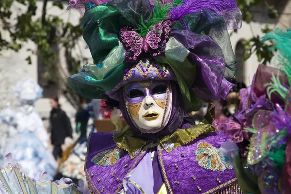 Benátky Karneval Yvoire (květen 2012) — Stock fotografie