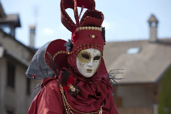 Benátky Karneval Yvoire (květen 2012) — Stock fotografie