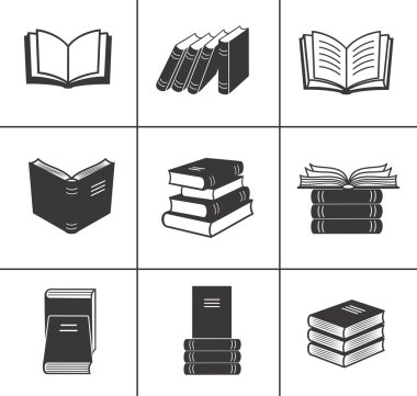 kitap simgeleri ayarlandı.