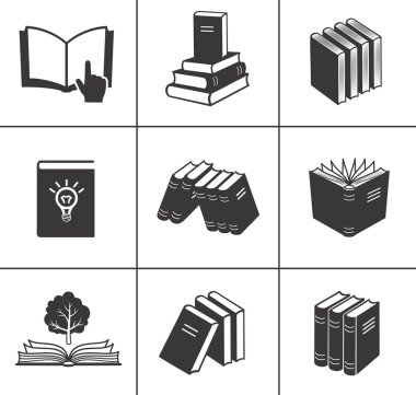 kitap simgeleri ayarlandı.