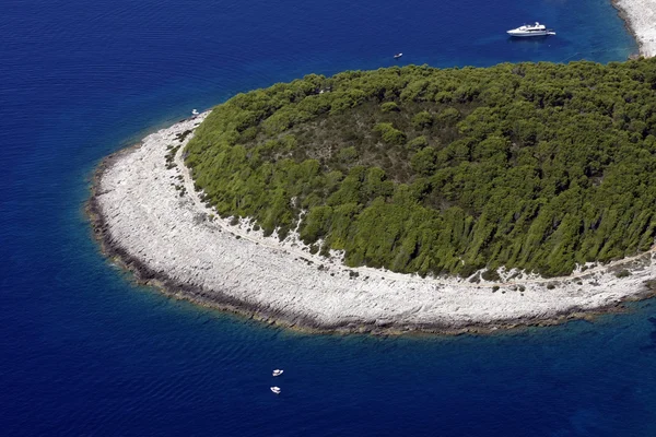 Bay op eiland hvar — Stockfoto