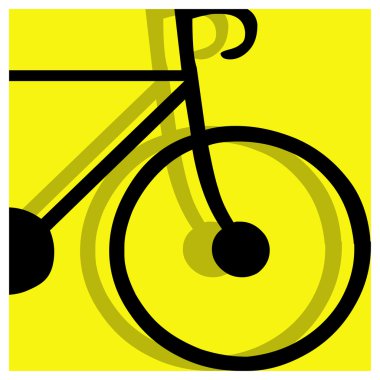 bicycling pictogram clipart
